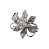 Silver Sterling Floral Brooch Brooch Second-hand