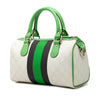 Gucci Small GG Supreme Joy Web Boston Bag Secondhand