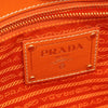 Prada Saffiano Trimmed Tessuto Logo Plate Tote Secondhand
