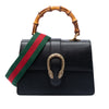 Gucci Medium Calfskin Bamboo Dionysus Web Satchel Secondhand