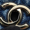Chanel Extra Mini Quilted Washed Denim Coco Top Handle Bag Secondhand