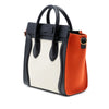 Celine Nano Tricolor Canvas and Leather Luggage Tote Secondhand