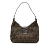 Fendi Zucca Canvas Shoulder Bag Secondhand