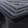 Chanel Old Medium Quilted Caviar Boy Flap Secondhand