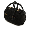 Chanel Mini Quilted Velvet Top Handle Flap Secondhand