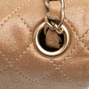 Chanel Small Quilted Iridescent Lambskin Pearl CC Crystal Flap Secondhand