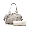 Secondhand Chloé Leather Paddington Front Pocket Shoulder Bag