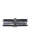 Saint Laurent Python Embossed Metallic Leather Classic Monogram Kate Tassel Wallet on Chain Secondhand
