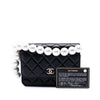 Chanel CC Quilted Calfskin Maxi Pearls Wallet on Chain Secondhand