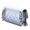 Chanel Quilted Gradient Metallic Lambskin Coco Punk Clutch With Chain Secondhand
