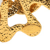Chanel CC Gold Plated Clover Brooch Secondhand