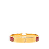 Hermès Narrow Enamel Clic H Bracelet PM Secondhand