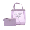 Prada Small Sequined Mesh Logo Tote Secondhand