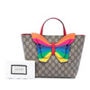 Gucci Childrens GG Supreme Rainbow Butterfly Tote Secondhand