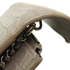Secondhand Saint Laurent Small Croc Embossed Leather Monogram Kate Tassel Crossbody