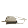 Secondhand Saint Laurent Small Croc Embossed Leather Monogram Kate Tassel Crossbody