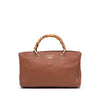 Gucci Medium Calfskin Bamboo Shopper Satchel Secondhand