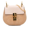Secondhand Chloé Mini Suede and Calfskin Drew Crossbody