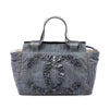 Chanel CC Striped Canvas Shopper Tote Secondhand