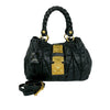 Secondhand Miu Miu Matelasse Lux Lambskin Bauletto Aperto Satchel