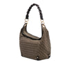 Fendi Zucchino Canvas Braided Hobo Secondhand