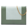Celine Bicolor Leather Frame Wallet on Chain Secondhand