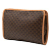 Celine Macadam Coated Canvas Clutch Secondhand