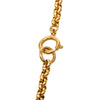 Chanel CC Gold Plated Heart Pendant Necklace Secondhand