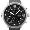 IWC Aquatimer Chronograph IW376803 5334787 SS & Rubber AT Watch with Black Dial Secondhand