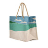 Hermès Toile Escale a la Plage Beach Bag Secondhand