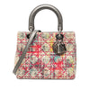 Secondhand Dior Medium Multicolor Tweed Cannage Lady Dior