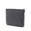Secondhand Chanel Medium Quilted Lambskin Boy O Case Clutch