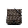 Fendi Zucchino Canvas Flap Crossbody Secondhand