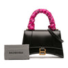 Balenciaga Small Shiny Box Calfskin Hourglass Top Handle Bag Secondhand