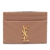 Saint Laurent Chevron Grain de Poudre Cassandre Card Holder Secondhand