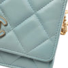 Chanel Mini Quilted Lambskin Enamel CC Wallet on Chain Secondhand