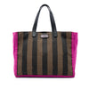 Fendi Pequin Canvas Simply Shopping Tote Secondhand