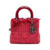 Dior Medium Tweed Fringe Rhinestone Lady Dior Secondhand