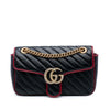 Gucci Medium GG Marmont Matelasse Diagonal Leather Torchon Shoulder Bag Secondhand