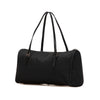 Fendi Micro Zucchino Canvas Bauletto Handbag Secondhand