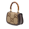 Gucci Small Jumbo GG Canvas Web Bamboo 1947 Top Handle Bag Secondhand