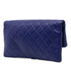 Chanel CC Quilted Lambskin Foldover Clutch Secondhand