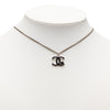 Chanel CC Brass Strass Pendant Necklace Secondhand