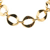 Chanel Gold Plated Oval Chain Link Choker Necklace Secondhand