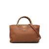Gucci Medium Calfskin Bamboo Shopper Satchel Secondhand