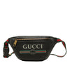 Gucci Small Grained Calfskin Web Logo Belt Bag Secondhand