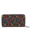 Givenchy Leather Floral Print Zip Around Wallet Secondhand