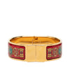 Hermès Wide Enamel Emaille Loquet Bracelet GM Secondhand