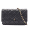 Chanel CC Quilted Caviar Wallet on Chain Secondhand