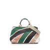 Prada Multicolor Printed Canvas Canapa Satchel Secondhand